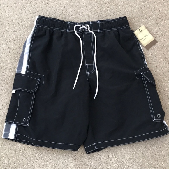 mens swim trunks with cargo pockets